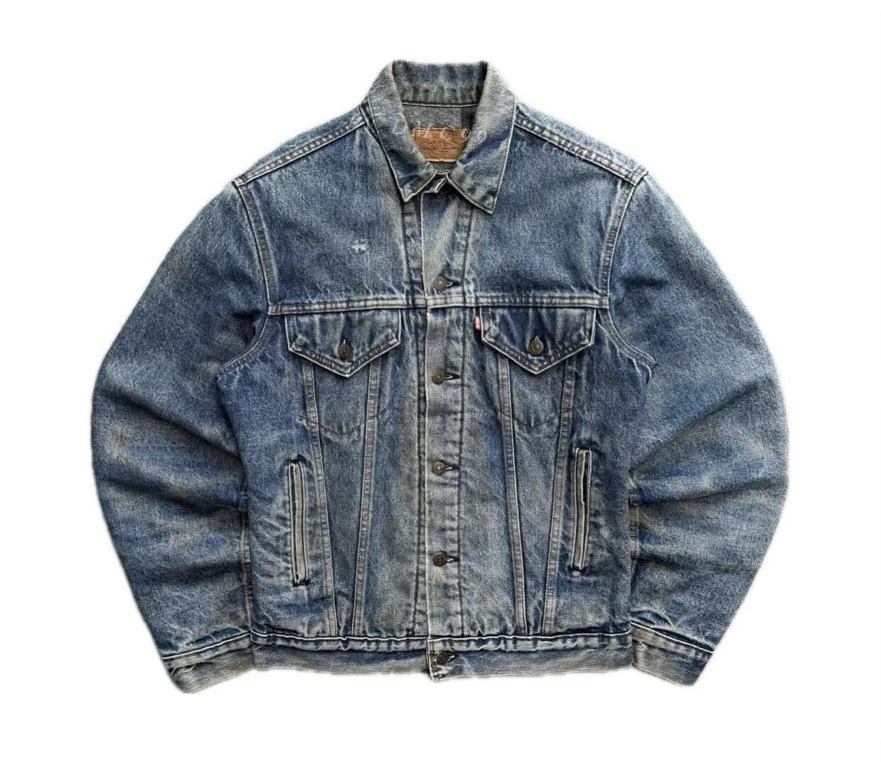 Vintage Vintage Levi's 1990s 70506 Denim Trucker Jacket Size US M / EU 48-50 / 2 - 1 Thumbnail