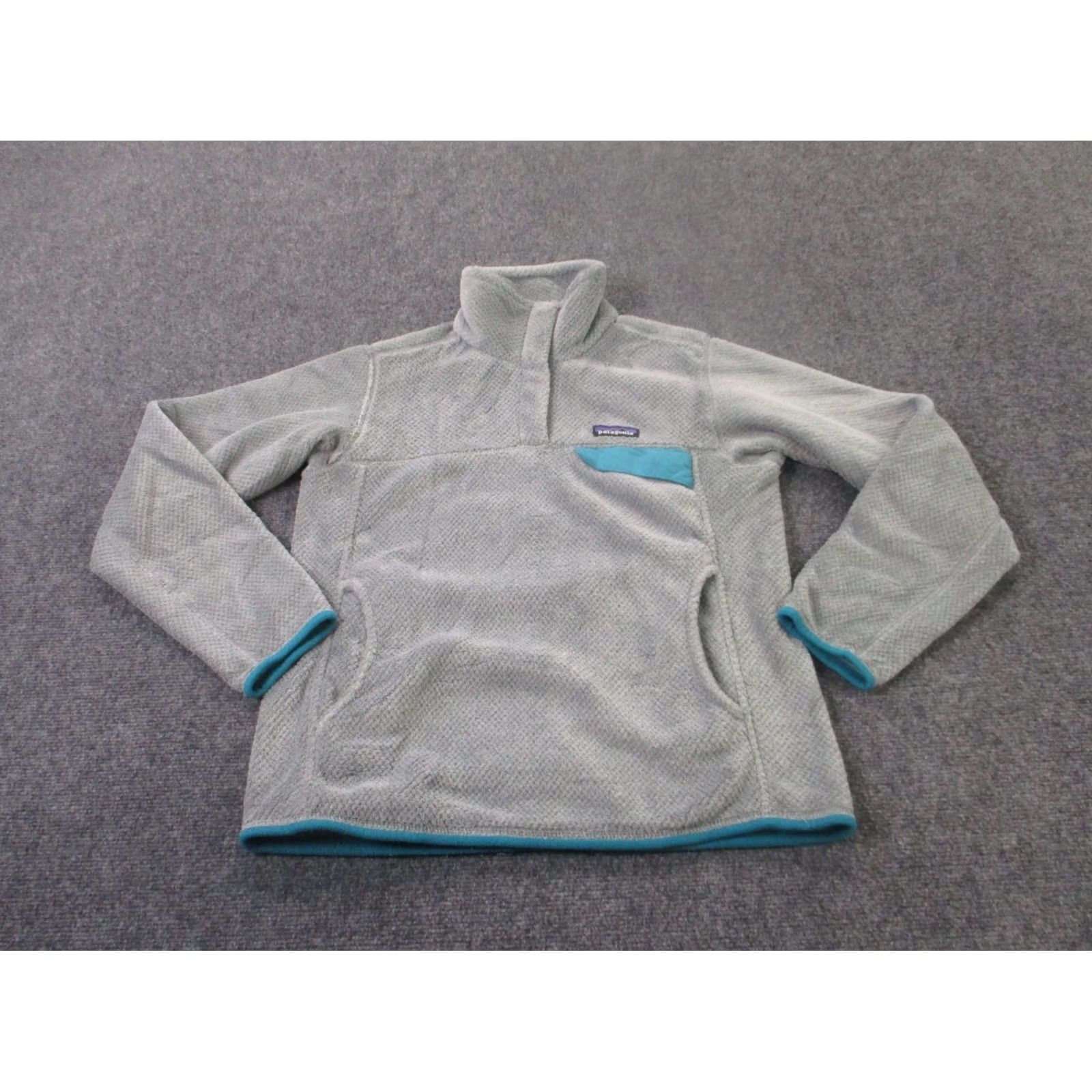 Patagonia Patagonia Jacket Womens M Gray Snap Fleece Polyester Lining Windproof Wind-Resistant Pockets Casual Modern Jacket Womens M Gray Size M / US 6-8 / IT 42-44 - 2 Thumbnail