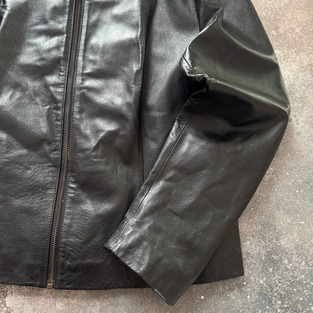 If Six Was Nine Japanese Style Vintage Black Leather Jacket Size M / US 6-8 / IT 42-44 - 9 Thumbnail