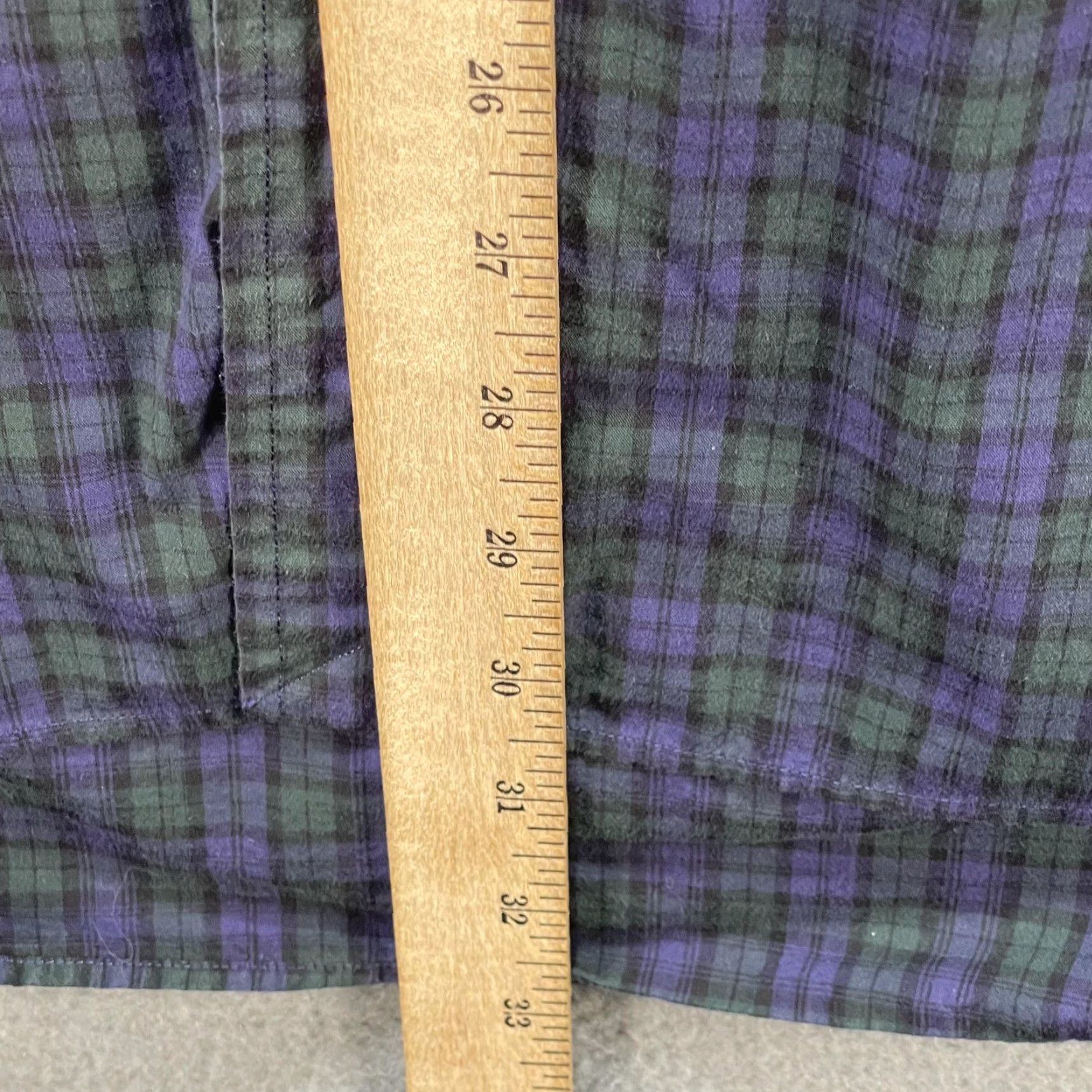 Ralph Lauren VINTAGE Ralph Lauren Shirt Mens XL Plaid Blake Button Down Long Sleeve Classic Dress Shirt Size 46R - 8 Thumbnail