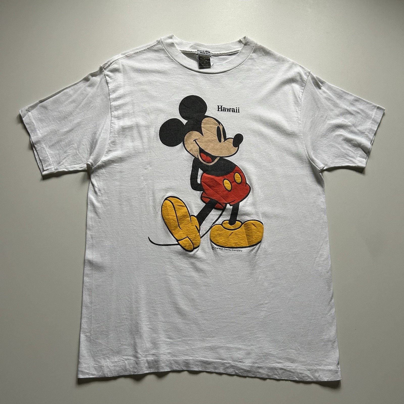 Disney Vintage Mickey Mouse T Shirt 80s Disney Hawaii Large Rare Size US L / EU 52-54 / 3 - 1 Thumbnail