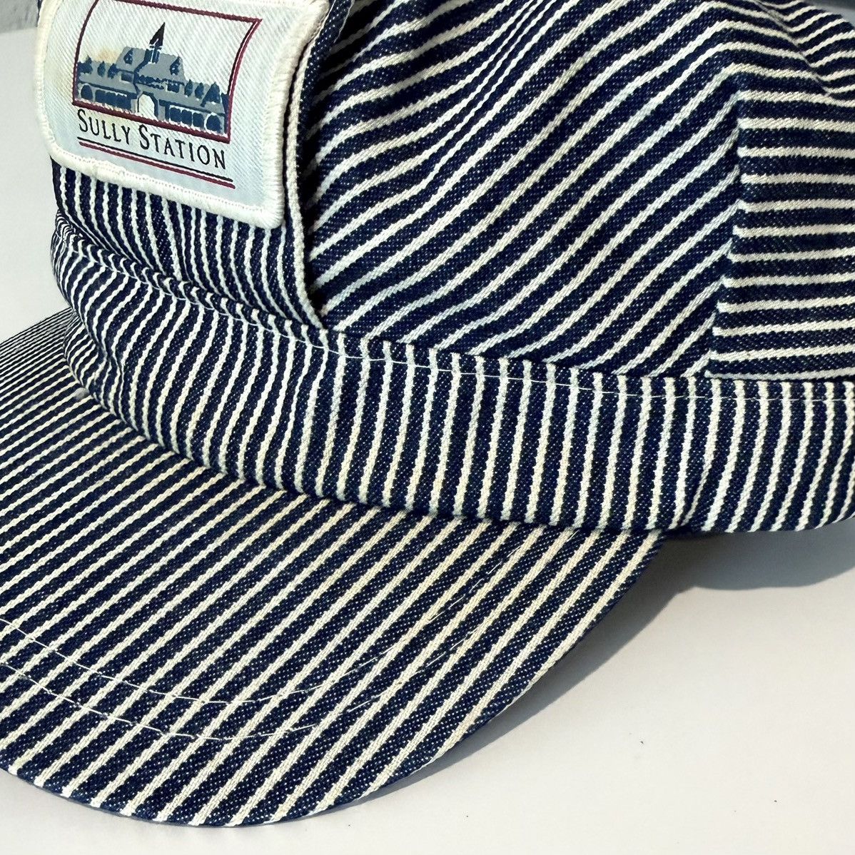 Vintage Vintage Sully Station Conductor Hat Hickory Stripe 70s Size ONE SIZE - 4 Thumbnail