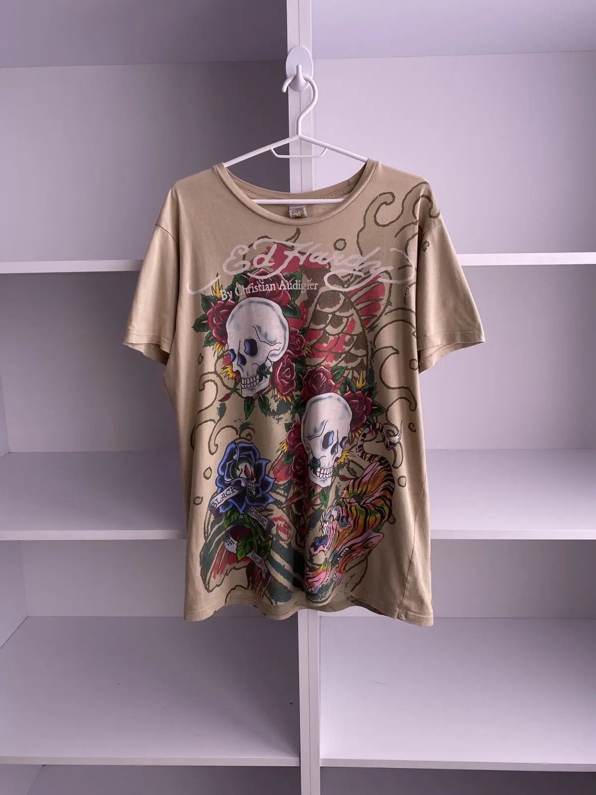 Ed Hardy × Vintage Vintage Ed Hardy Rare tee Y2k style Size US M / EU 48-50 / 2 - 1 Thumbnail