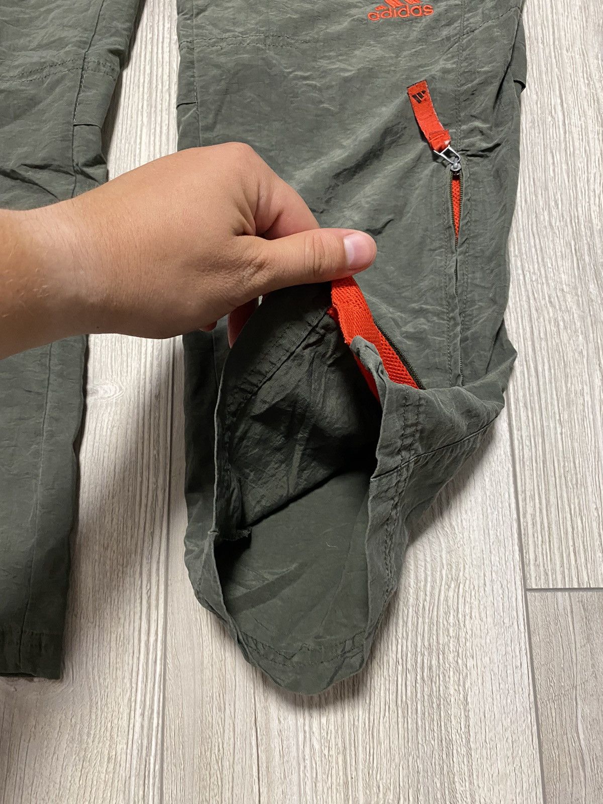 Adidas × Vintage Vintage Adidas Drill Pants Baggy Fit Wide Leg Cargo Y2K Size US 34 / EU 50 - 4 Thumbnail