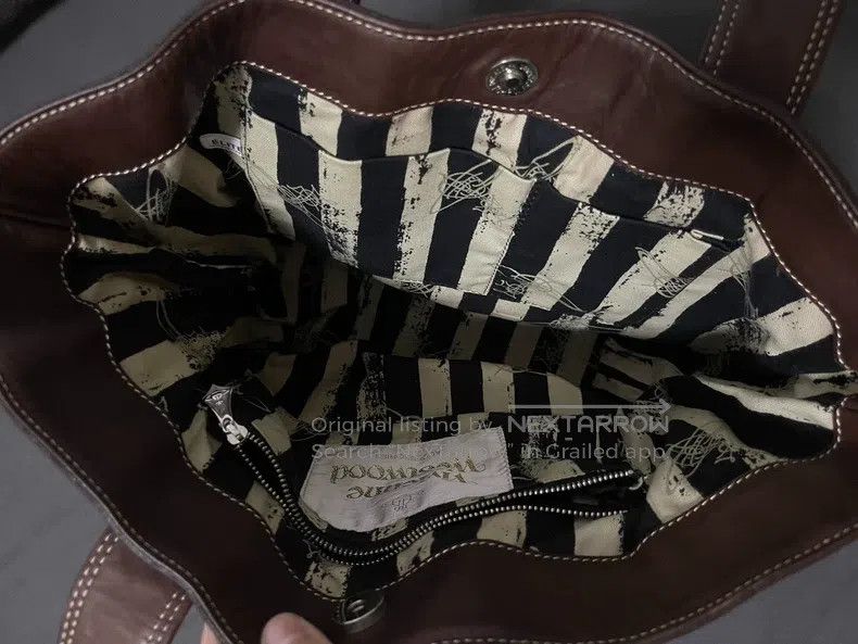 Vivienne Westwood Vivienne Westwood size os Canvas and Leather Brown Letter L Size ONE SIZE - 6 Thumbnail