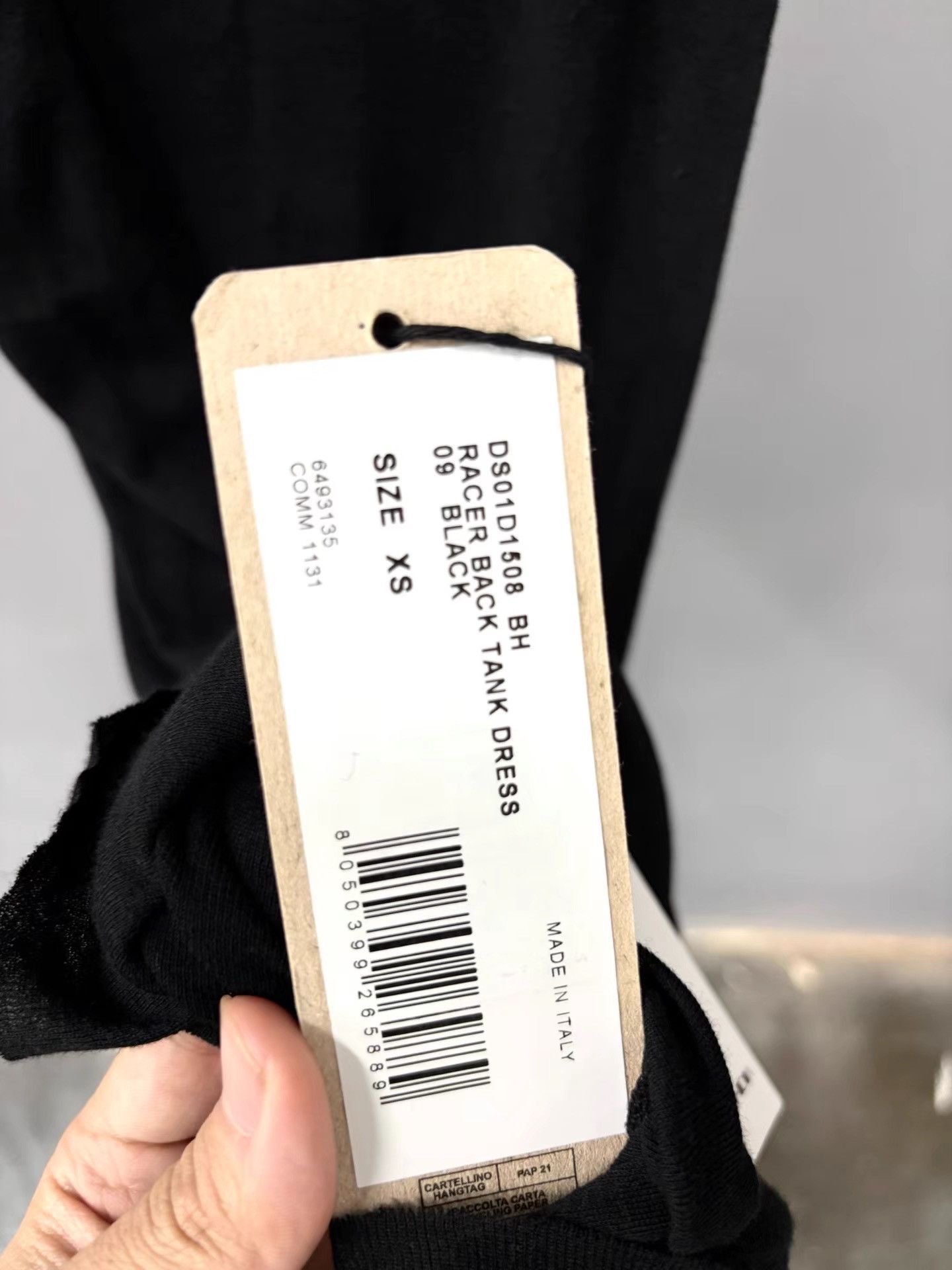 Rick Owens Rick Owens Drkshdw Camisole Dress with Ribbons K34 Size XS / US 0-2 / IT 36-38 - 4 Thumbnail