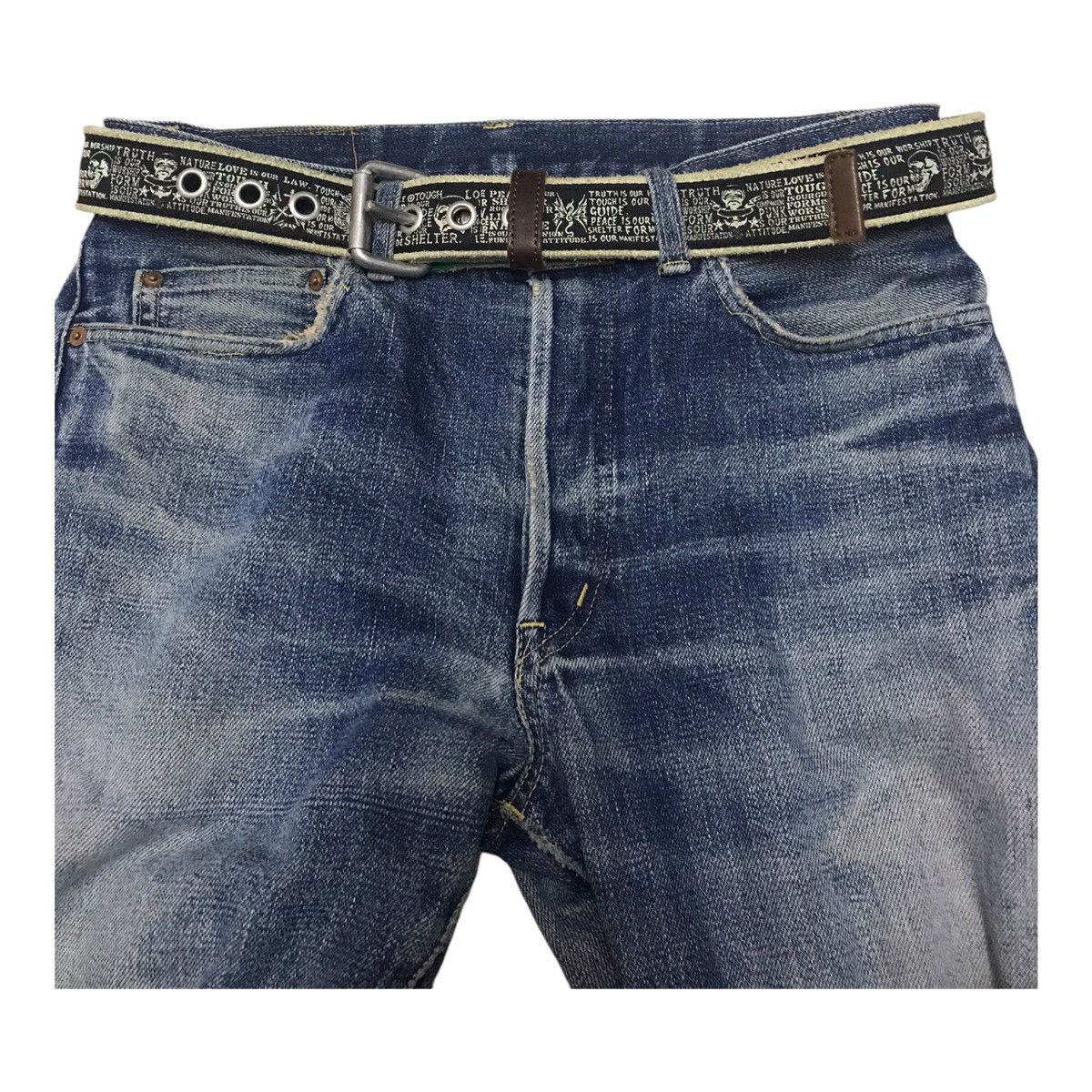 Hysteric Glamour × If Six Was Nine × Japanese Brand Tough Jean Punk Full Print Belt Size ONE SIZE - 4 Thumbnail