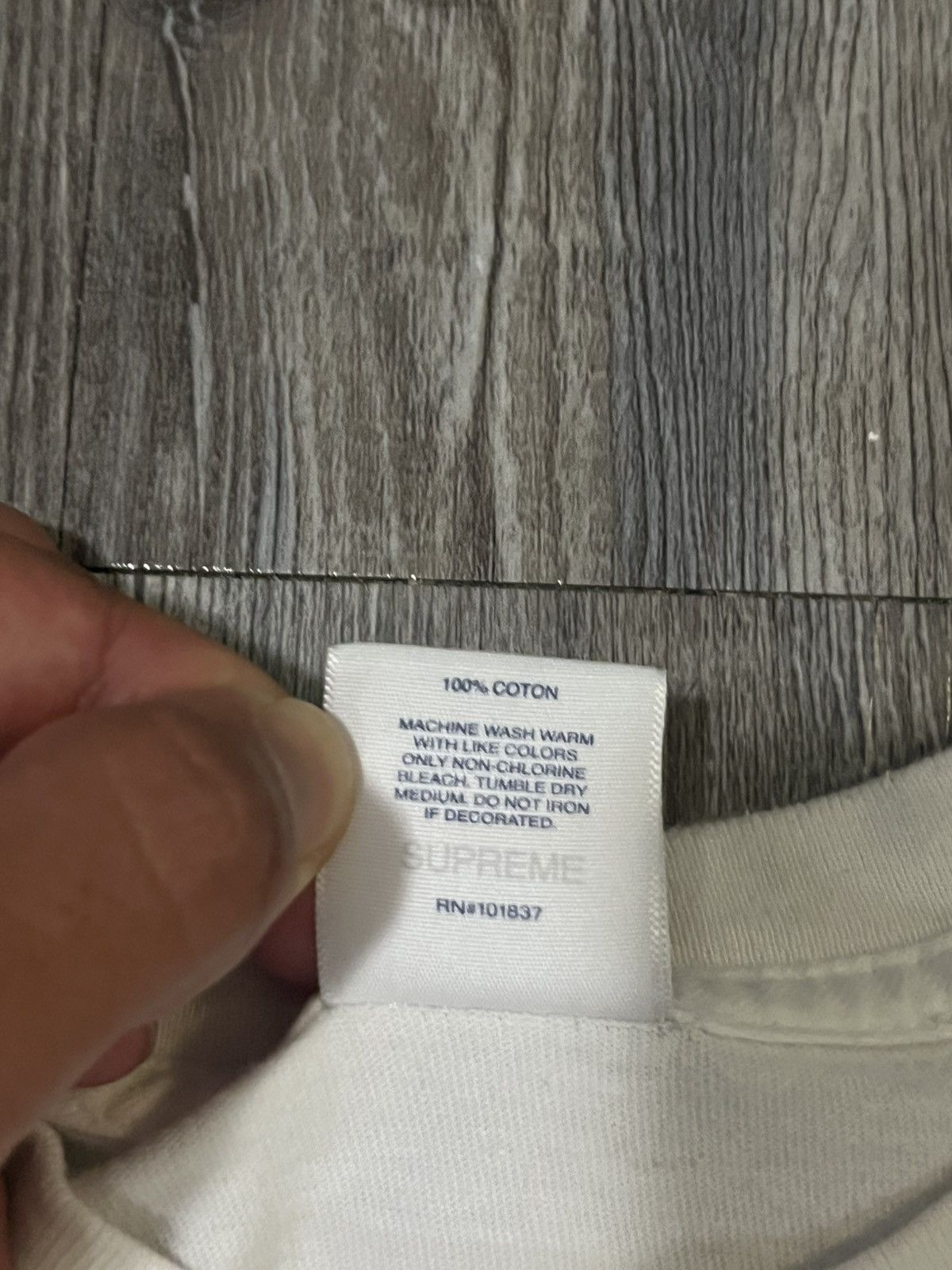 Supreme × Yohji Yamamoto Supreme Yohji Yamamoto Logo Tee Size US M / EU 48-50 / 2 - 4 Thumbnail