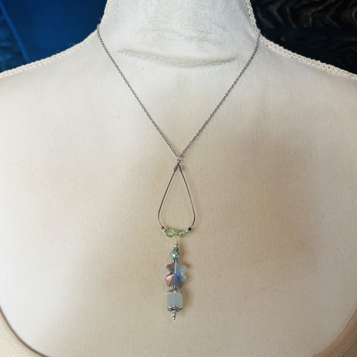 Handmade Handcrafted vintage bead changeable charm pendant necklace Size ONE SIZE - 3 Thumbnail