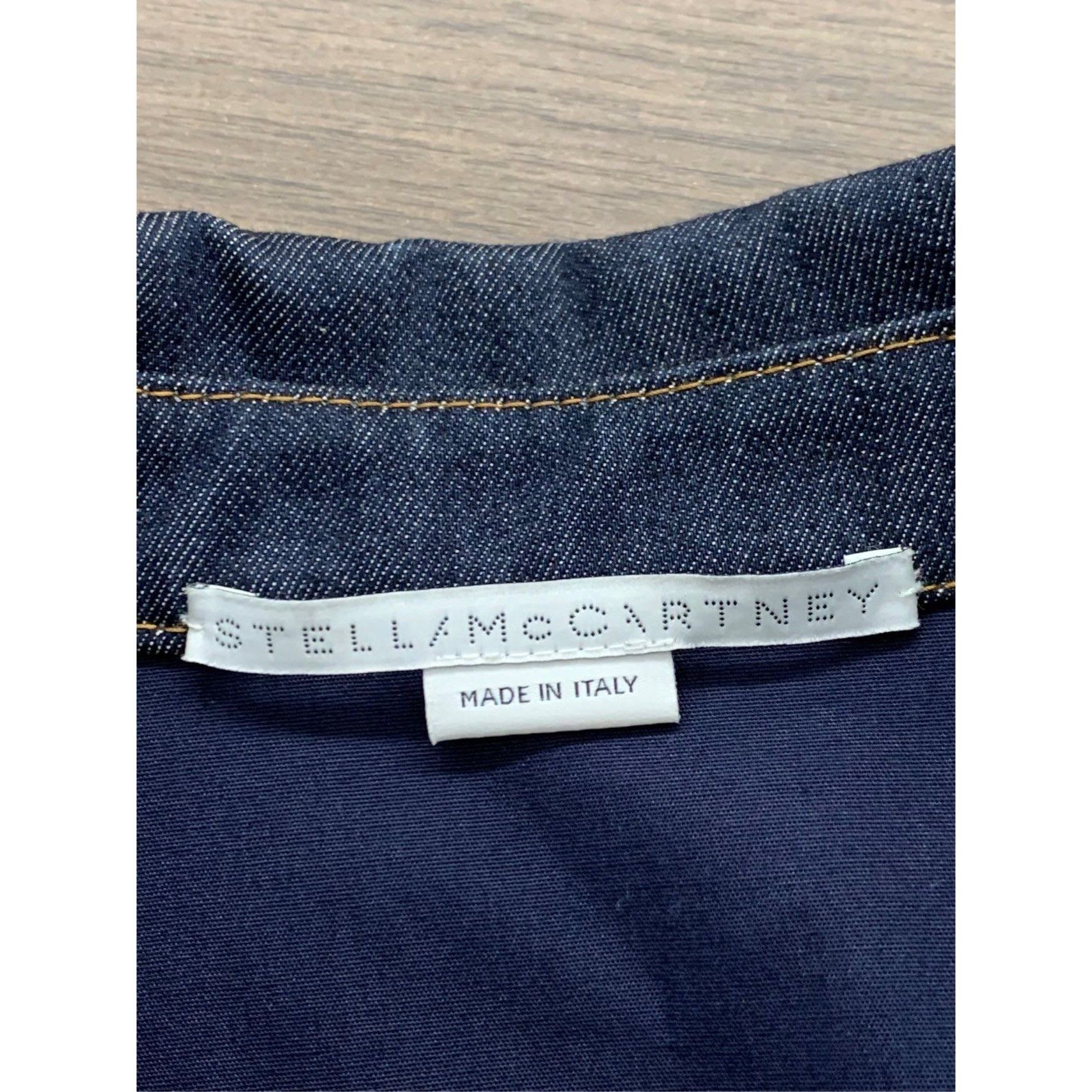Stella McCartney Stella McCartney Womens Cropped Denim Jacket Made In Italy S Size S / US 4 / IT 40 - 3 Thumbnail