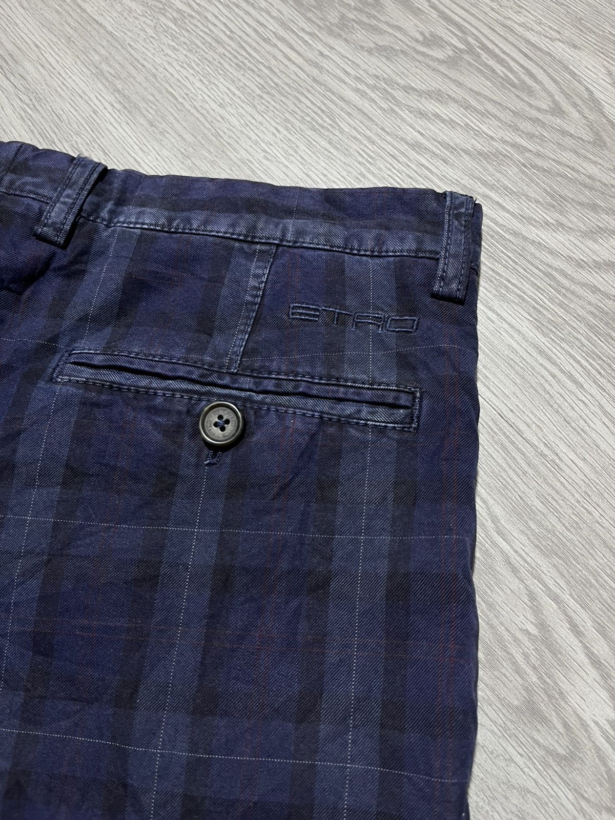 Etro 🇮🇹 Etro Made In Italy Casual Tartan Plaid Pants Luxury Size US 30 / EU 46 - 16 Thumbnail