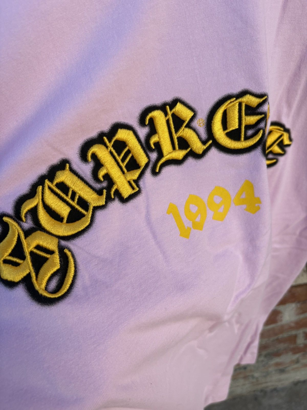 Supreme Supreme Old English Glow Tee Size US L / EU 52-54 / 3 - 3 Thumbnail