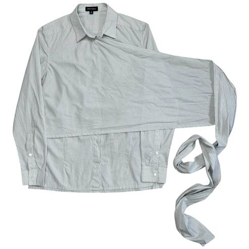 Kris Van Assche Kris Van Assche Asymmetric Wrap Layer Scarf Shirt Size US S / EU 44-46 / 1 - 8 Thumbnail