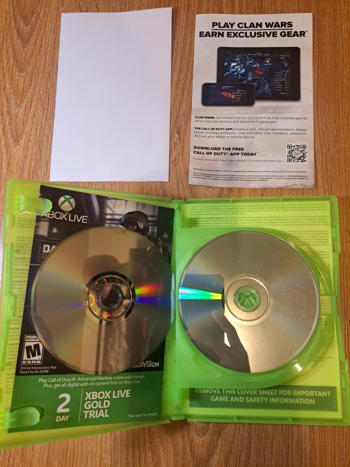 Other Call of Duty Advanced Warfare Xbox 360 Video Game Size ONE SIZE - 4 Thumbnail