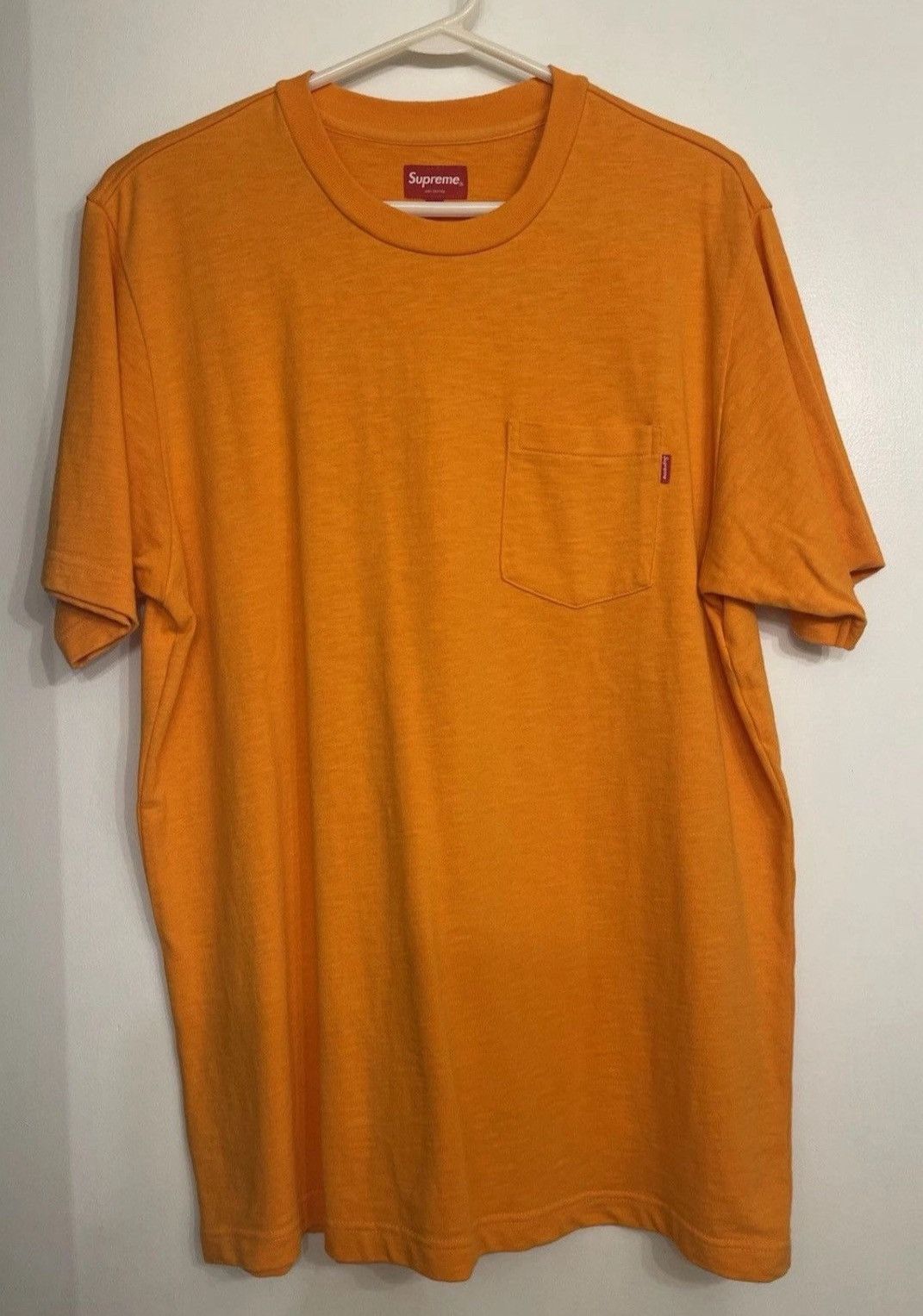 Supreme SUPREME POCKET TEE ORANGE SIZE LARGE Size US L / EU 52-54 / 3 - 1 Thumbnail