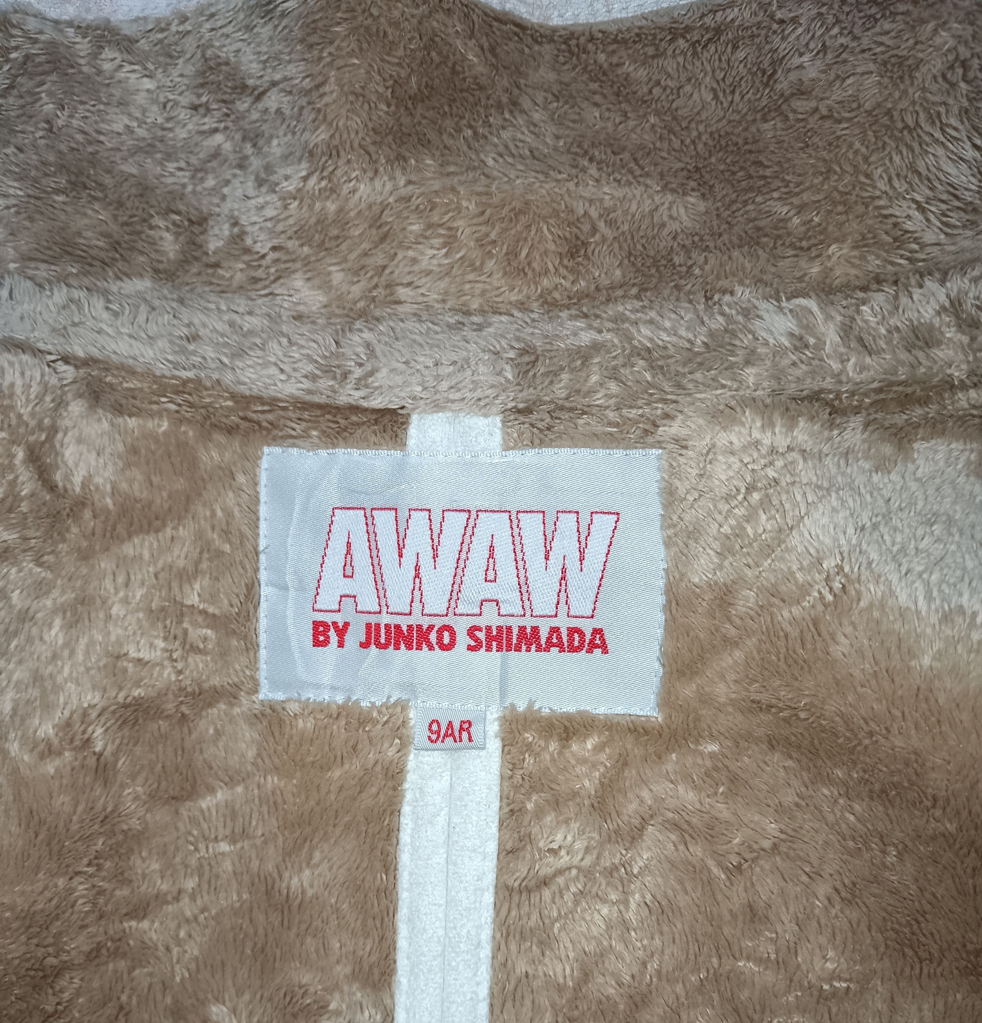 Japanese Brand × Junko Shimada AWAW BY JUNKO SHIMADA SHEARLING FAUX FUR JACKET Size S / US 4 / IT 40 - 2 Thumbnail