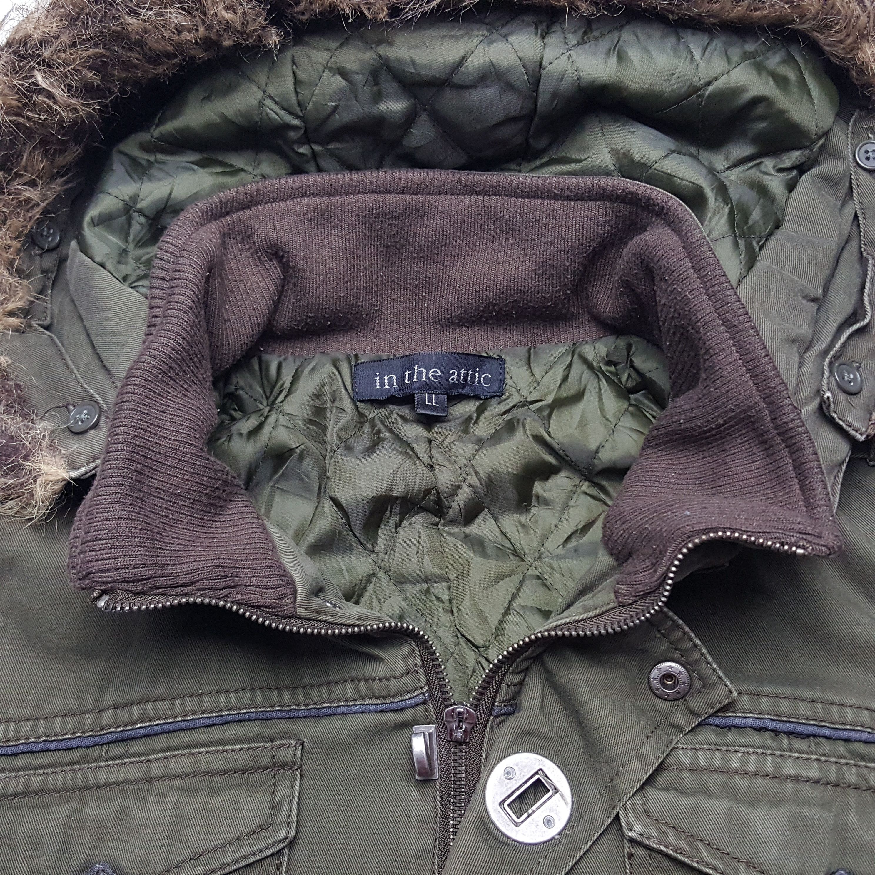 In The Attic × Japanese Brand × Vintage Vintage In The Attic Japanese Zipper Hoodie Parkas Jacket Size US M / EU 48-50 / 2 - 4 Thumbnail