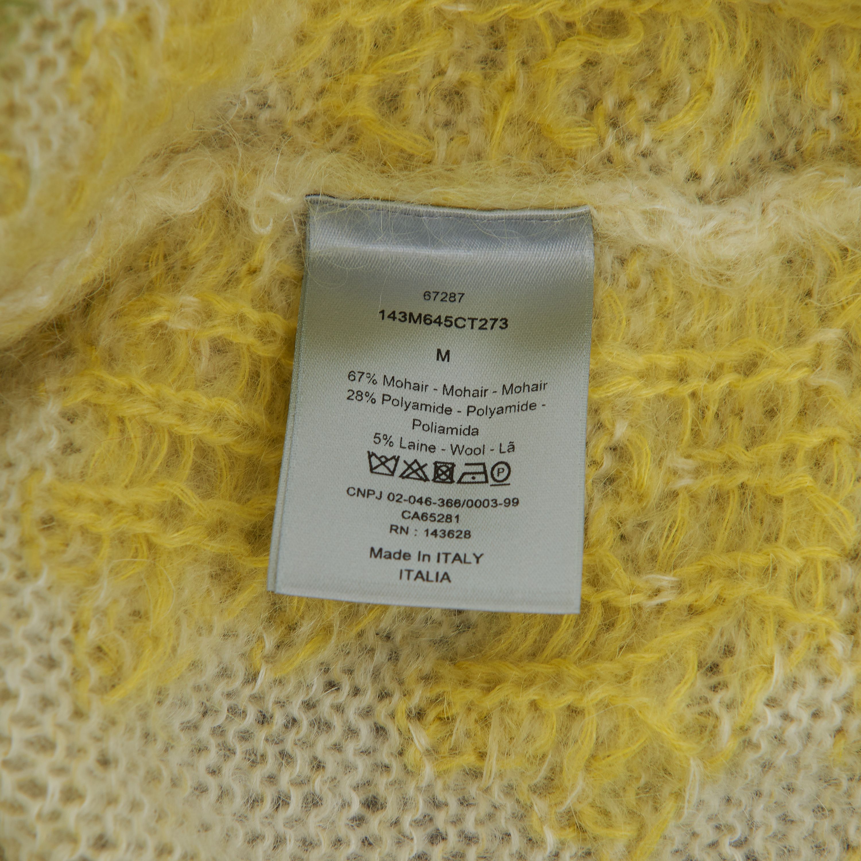 Dior x Peter Doig Sweater In Brushed Technical Mohair & Wool Size US M / EU 48-50 / 2 - 11 Thumbnail