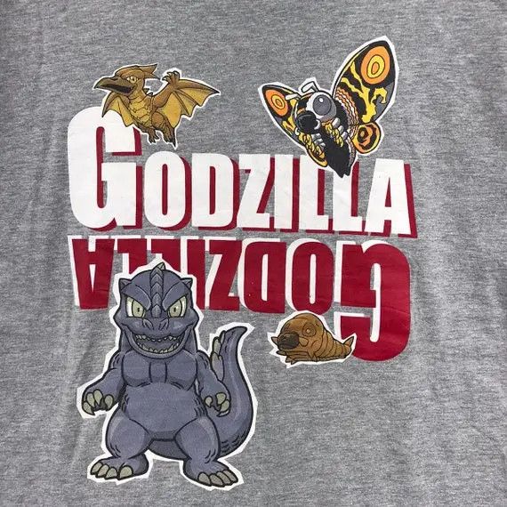 Anime × Japanese Brand Vtg 90’ GOZILLA GOJIRA FILM Japan Anime Manga Tee Shirt Size US M / EU 48-50 / 2 - 7 Thumbnail