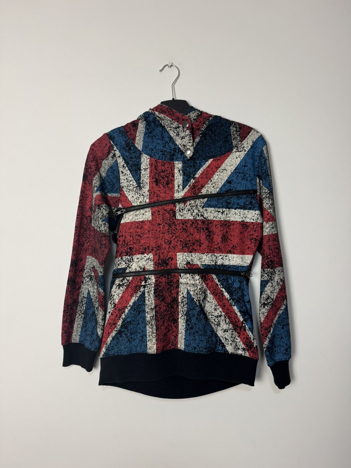 Japanese Brand Avant garde United Kingdom flag zipper hoodie Japanese style Size US S / EU 44-46 / 1 - 7 Thumbnail