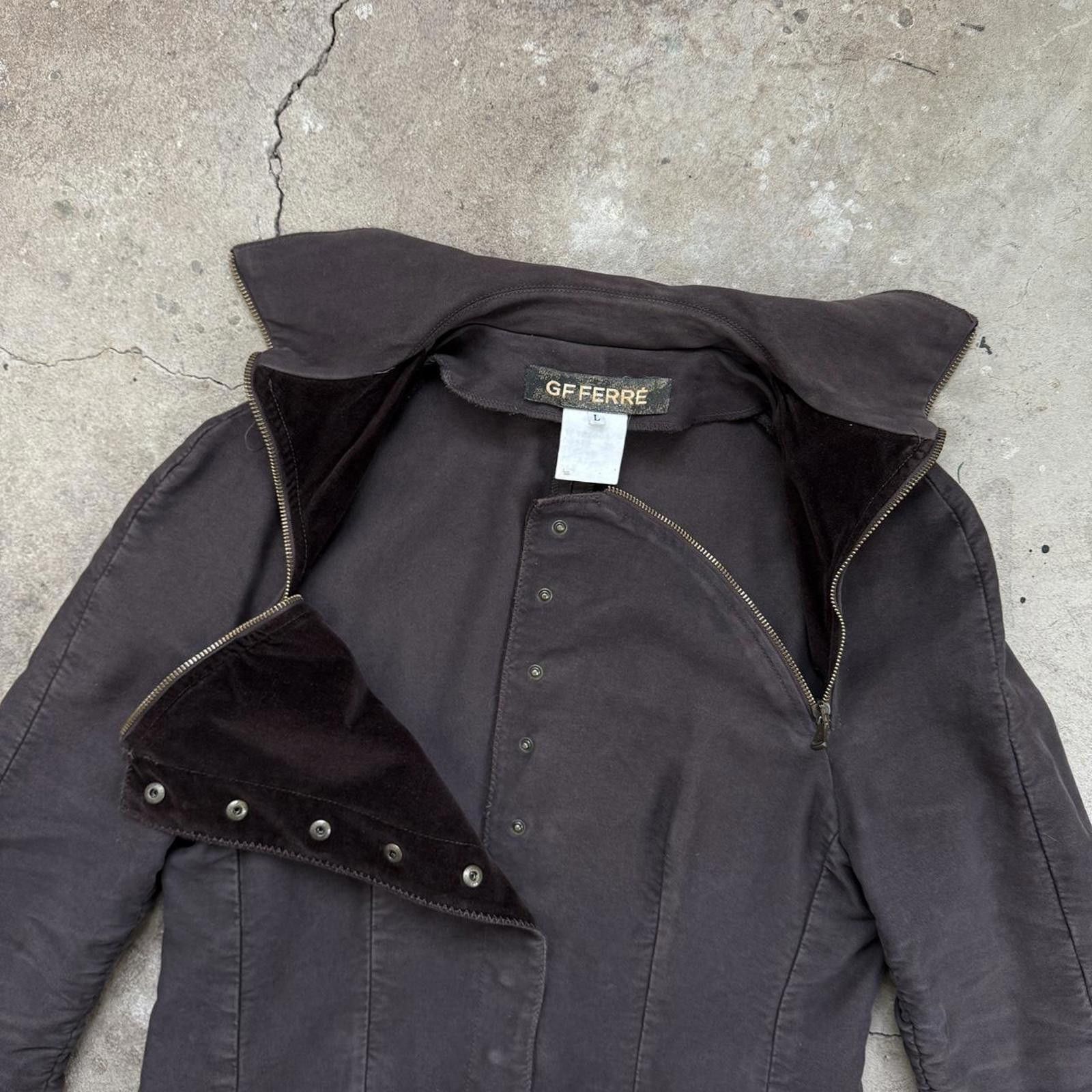 Gianfranco Ferre Gianfranco Ferre Women's Brown Coat Size L / US 10 / IT 46 - 5 Thumbnail