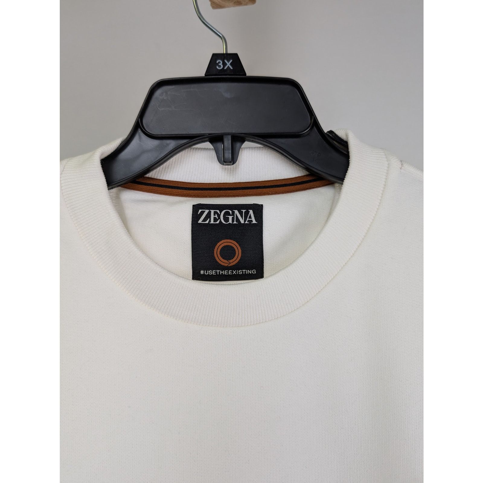 Ermenegildo Zegna o1rshd1 Sweatshirt in off-white Size US M / EU 48-50 / 2 - 5 Thumbnail