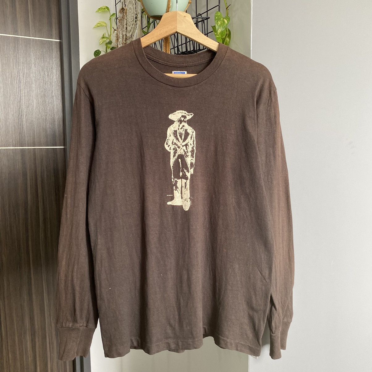 Warehouse & Co. Thrashed Faded Vintage Dubbleworks ERD GRUNGE L/S TSHIRT Size US M / EU 48-50 / 2 - 3 Thumbnail