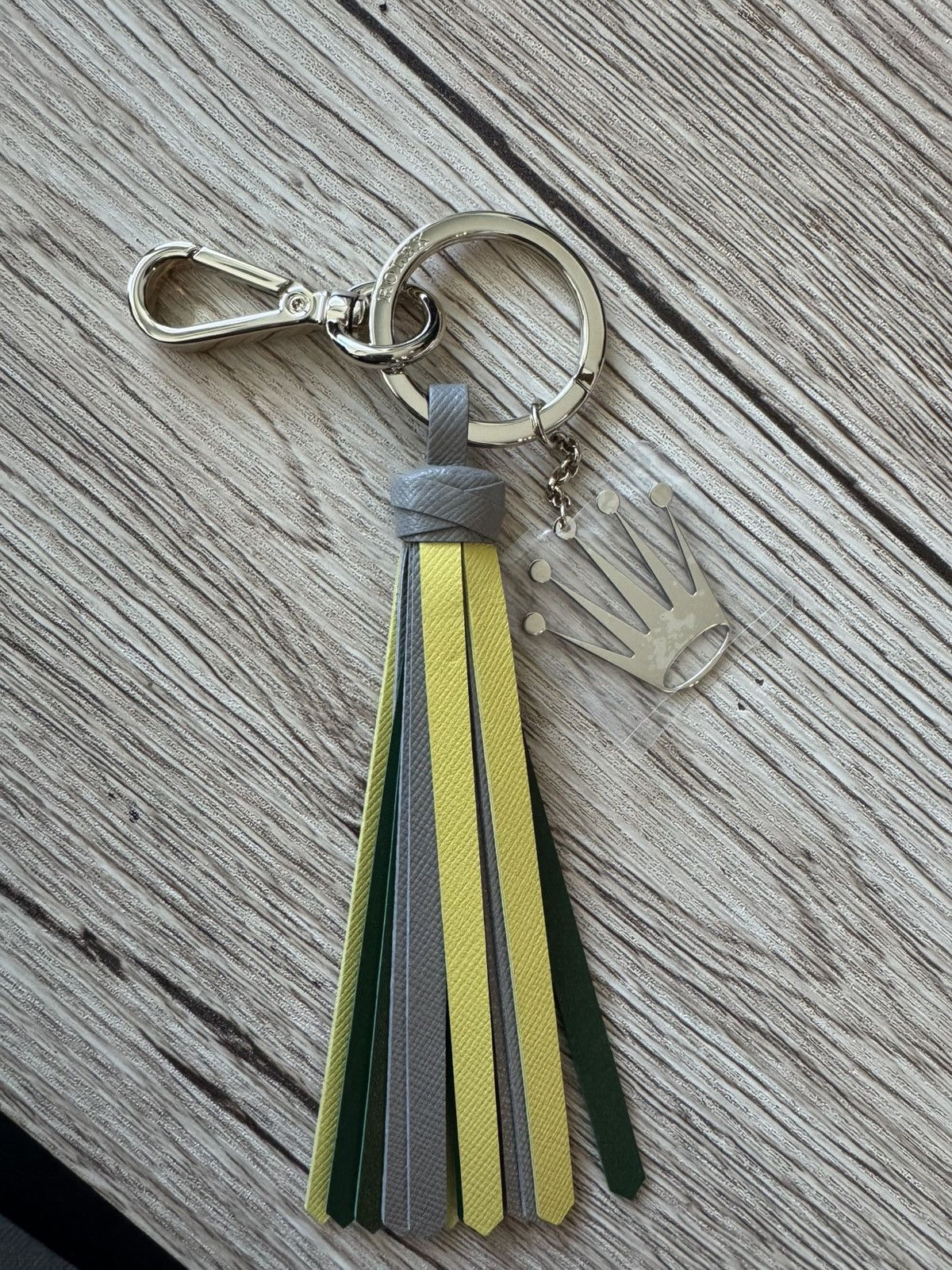 Rolex Rolex Multicolour Leather Crown Ring Key Chain Size ONE SIZE - 5 Thumbnail