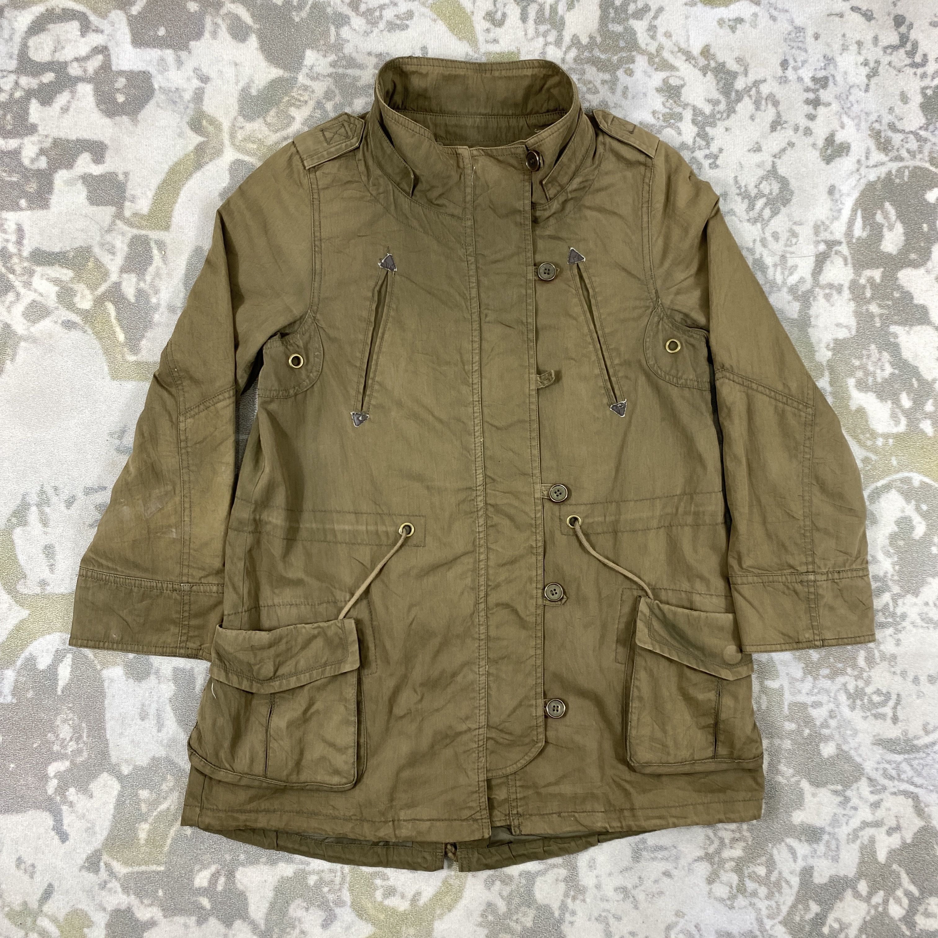 image of Vintage Pageboy Parka Sun Faded Jacket -J168 in Brown, Men's (Size Small)