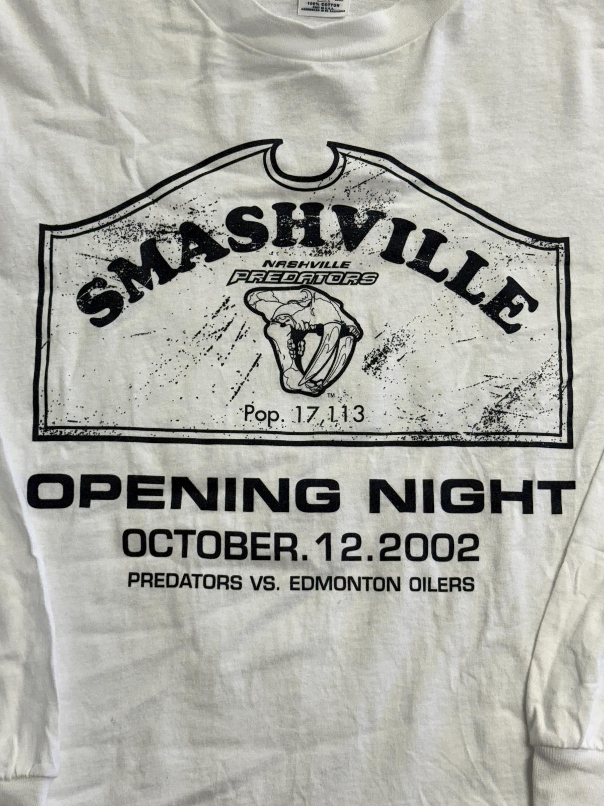 Delta Vintage NHL Nashville Predators Longsleeve T-shirt 2002 XL Size US XL / EU 56 / 4 - 4 Thumbnail