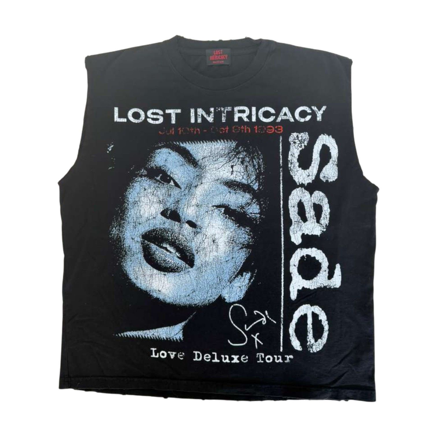 LOST INTRICACY Lost Intricacy 'Sade' Black Sleeveless Tee Size US L / EU 52-54 / 3 - 1 Preview