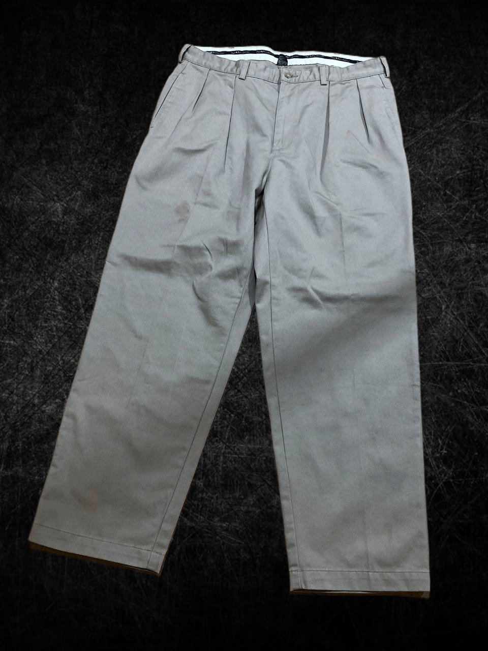 Polo Ralph Lauren Vintage Polo Ralph Lauren Pleated Pants 90's Khaki Trousers Size US 38 / EU 54 - 1 Thumbnail