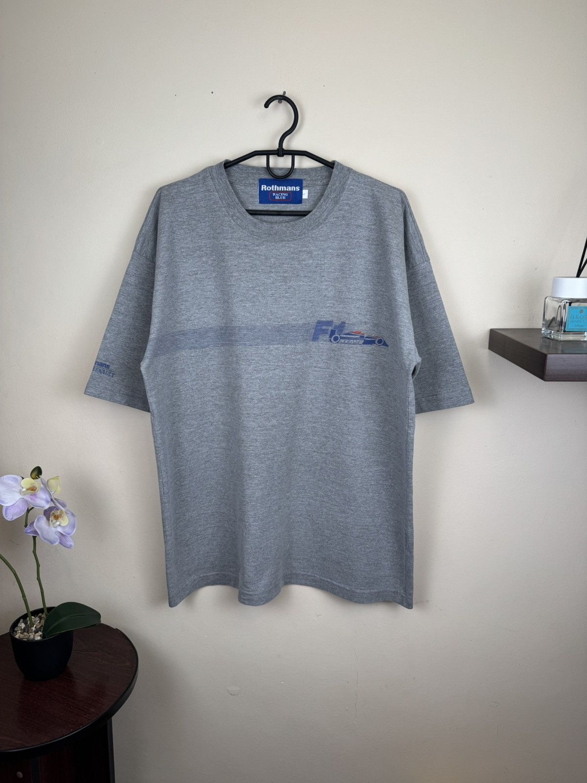 Other Vintage Rothmans Racing Blue T shirt Williams Renault L F1 Size US XL / EU 56 / 4 - 1 Thumbnail