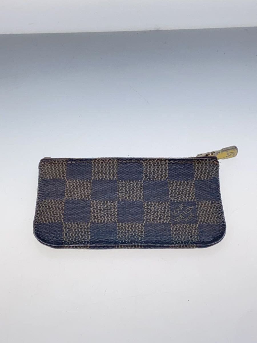 Louis Vuitton Louis Vuitton Damier Ebene Pochette Cle Coin Case Brown Size ONE SIZE - 2 Thumbnail