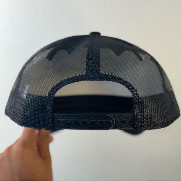 Designer NEW MEXICO SEAL BLACK SEUDE TRUCKER MESH CAP HAT Size ONE SIZE - 2 Thumbnail
