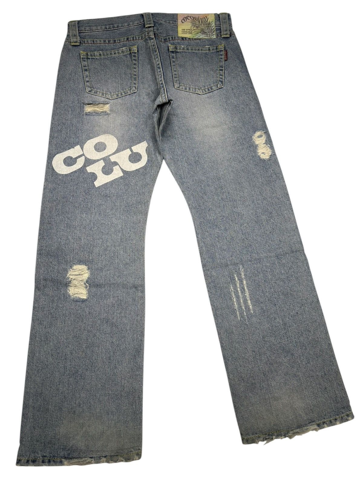 Acne Studios COCOLULU THRASHED DISTRESSED DENIM JEANS Size US 31 - 4 Thumbnail