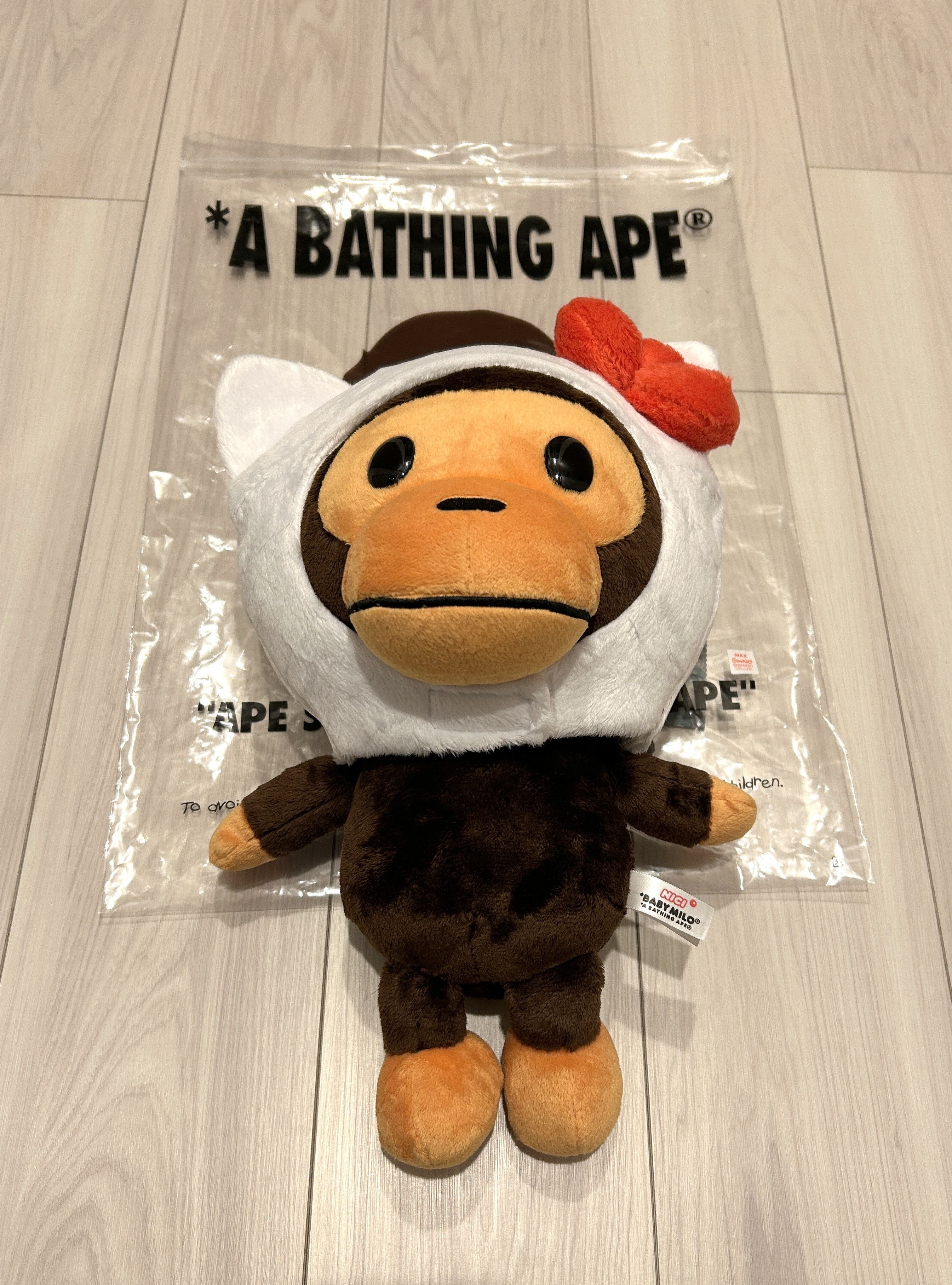 BAPE BABY MILO® X SANRIO HELLO KITTY Plush doll