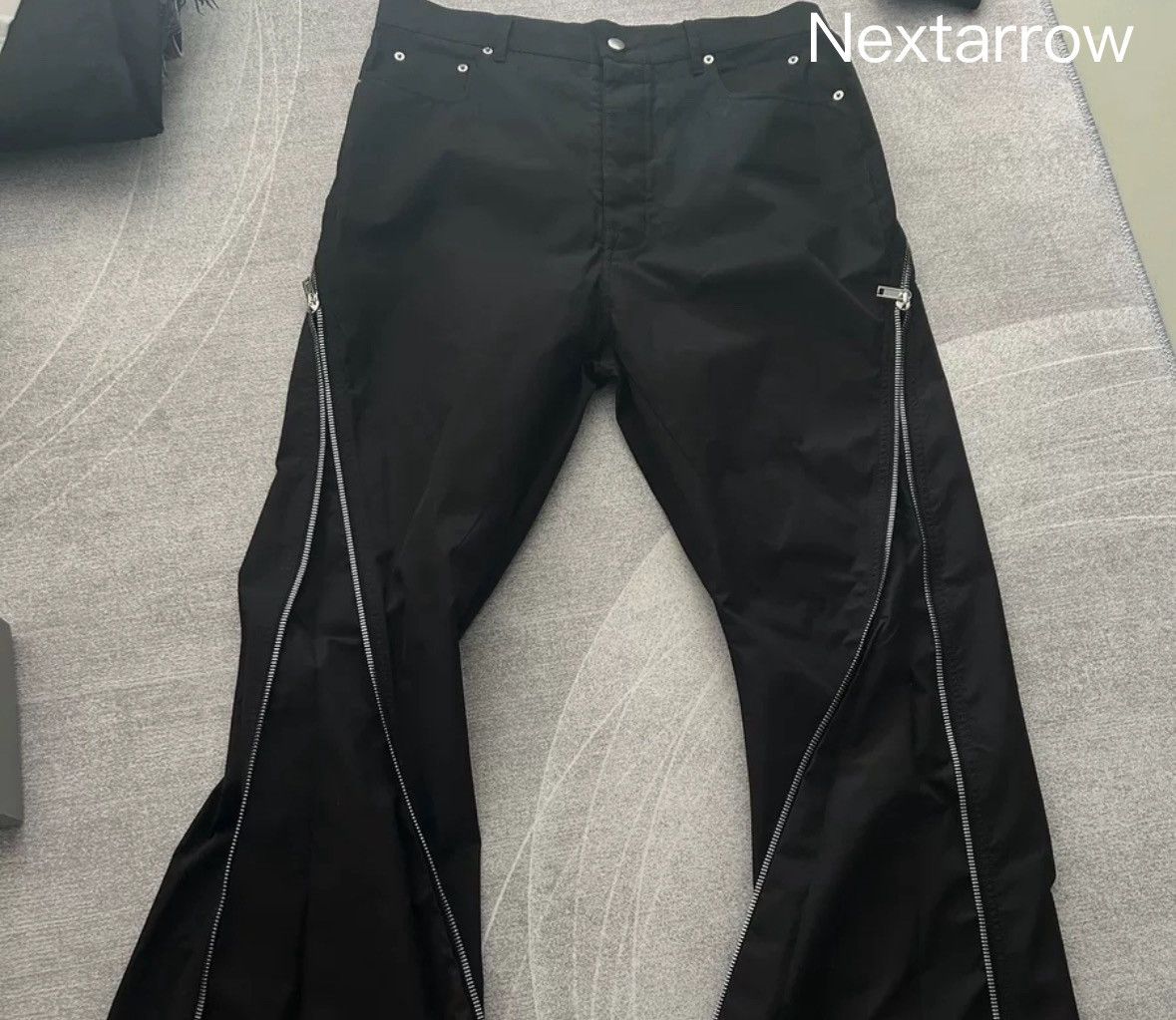 Rick Owens Rick Owens 23SS mainline banana zipper pants2412-Nextarrow Size US 34 / EU 50 - 1 Thumbnail