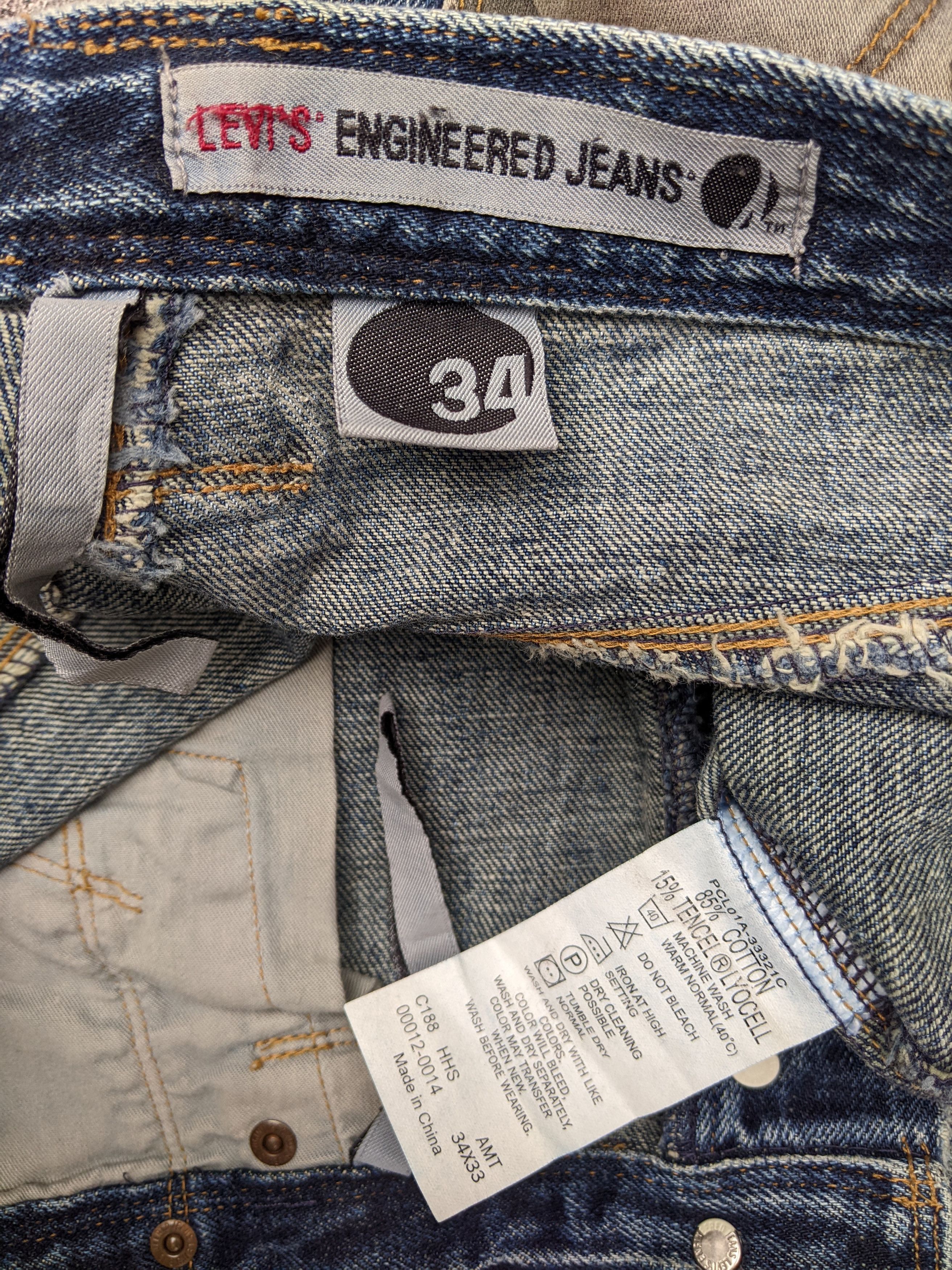 Levi's Levi's Engineered Twist Leg Skull Vkei Style Size US 34 / EU 50 - 10 Thumbnail