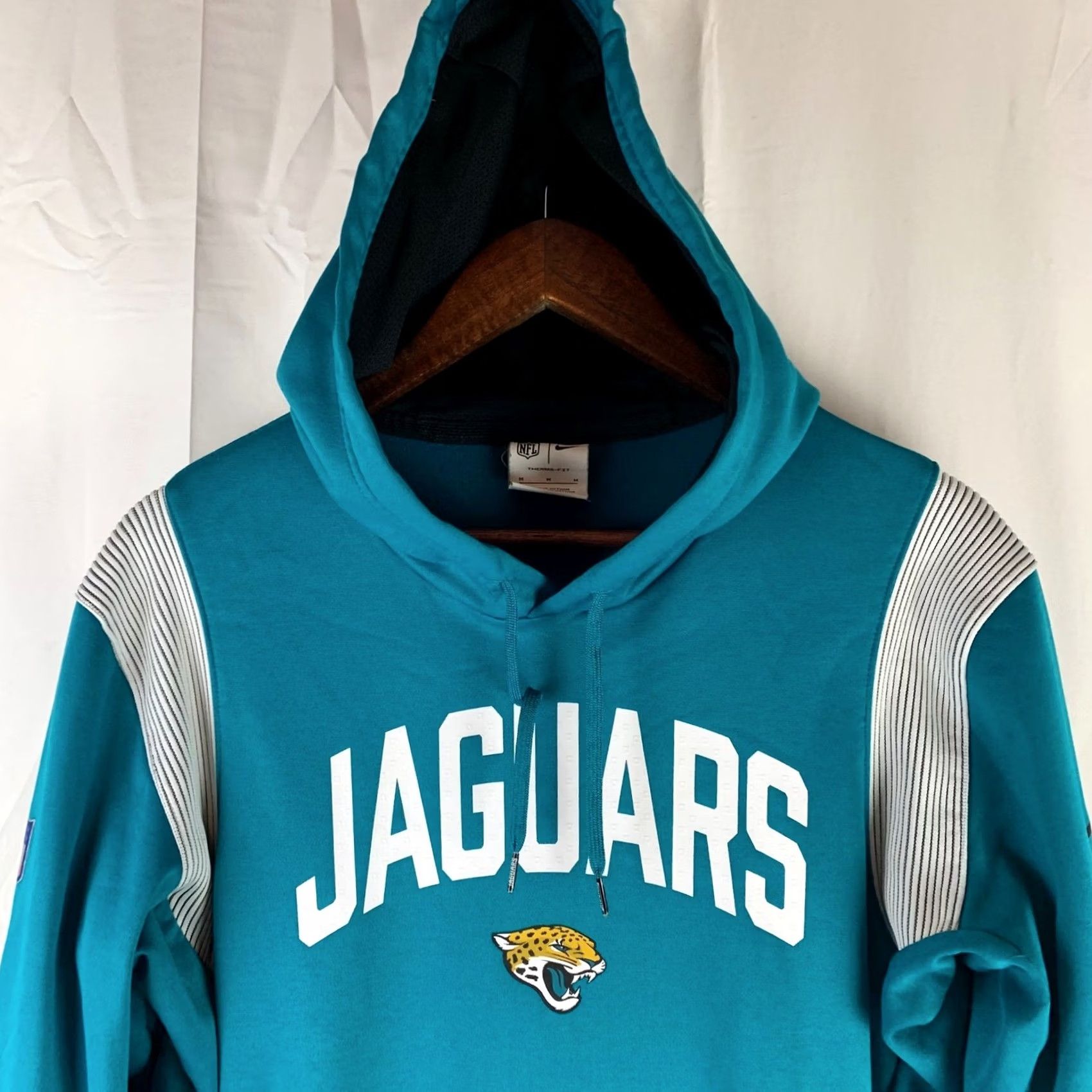 Nike Nike Jacksonville Jaguars NFL Therma-FIT On-Field Pullover Hoodie Mens Med Teal Size US M / EU 48-50 / 2 - 2 Thumbnail