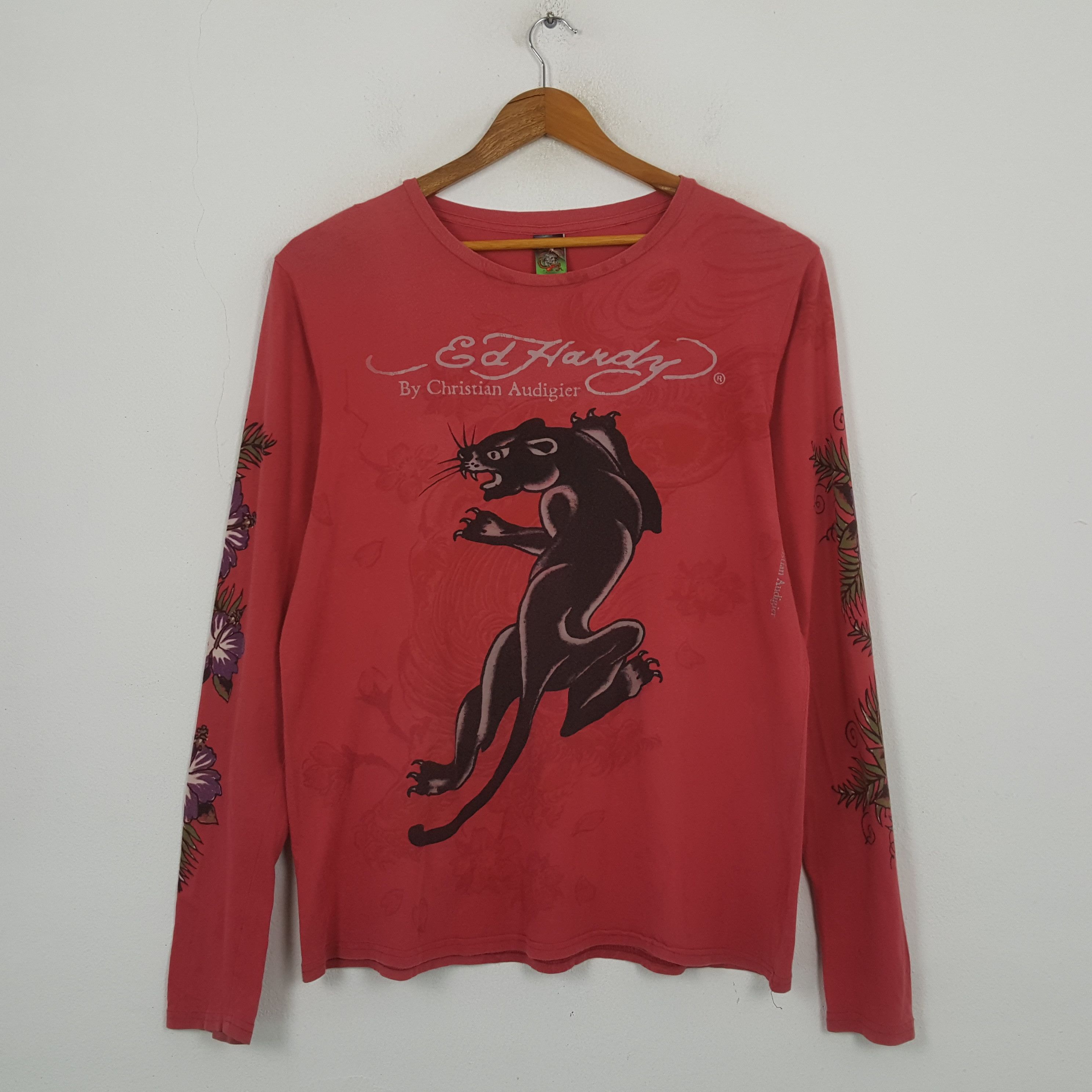 Ed Hardy Vintage ED Hardy Christian Audigier Long Sleeve T-shirt RR3 Size XXL / US 16-18 / IT 52-54 - 1 Thumbnail