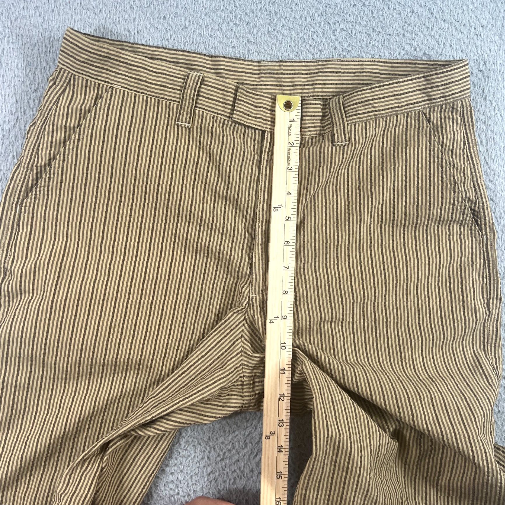 Patagonia Patagonia Shorts Mens 32 Organic Cotton Seersucker Outdoor Stripe Bermuda Pockets Size US 32 / EU 48 - 3 Thumbnail