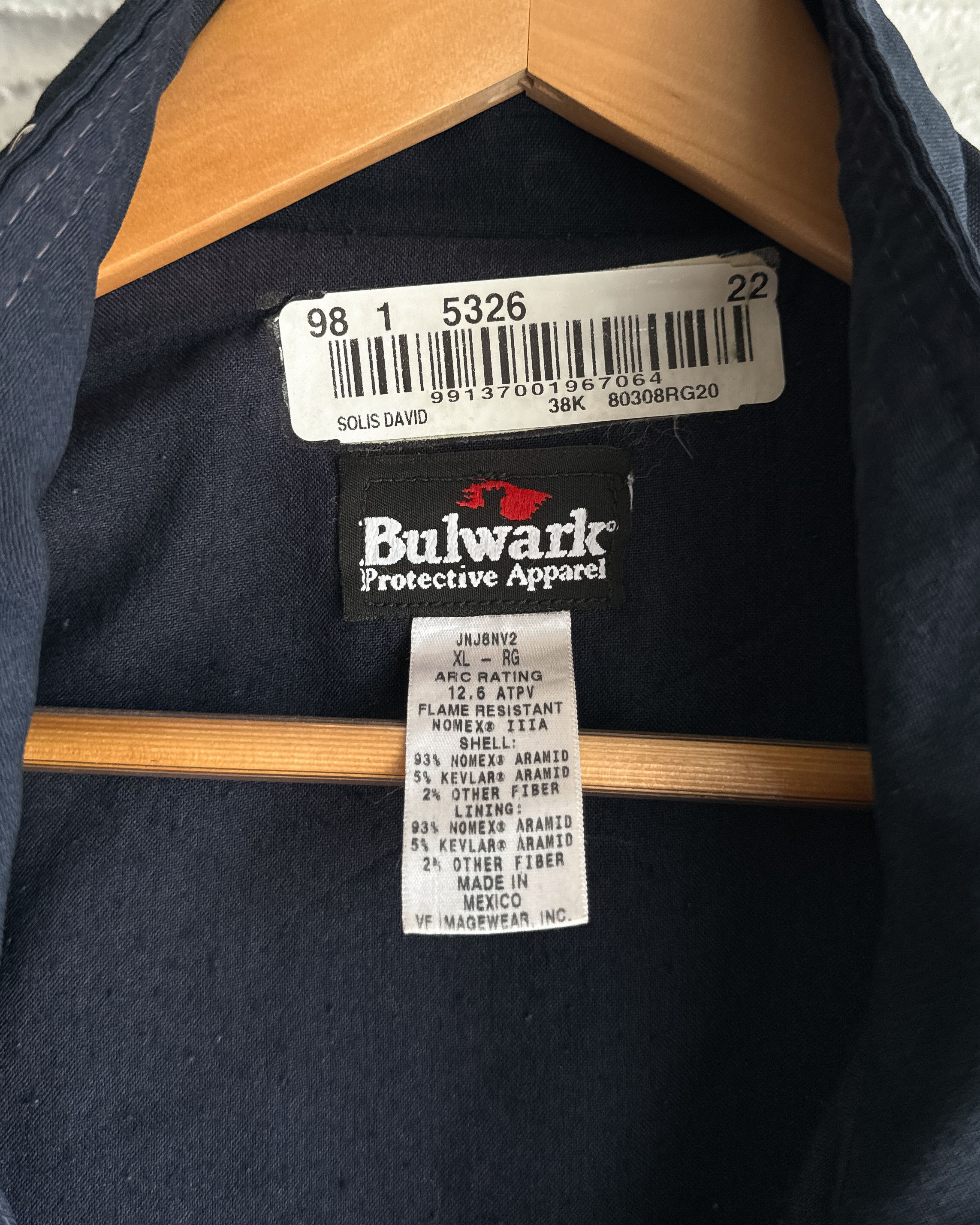 Bulwark Vintage 2000s Bulwark Flame Resistant Workwear Jacket XL Size US XL / EU 56 / 4 - 2 Thumbnail
