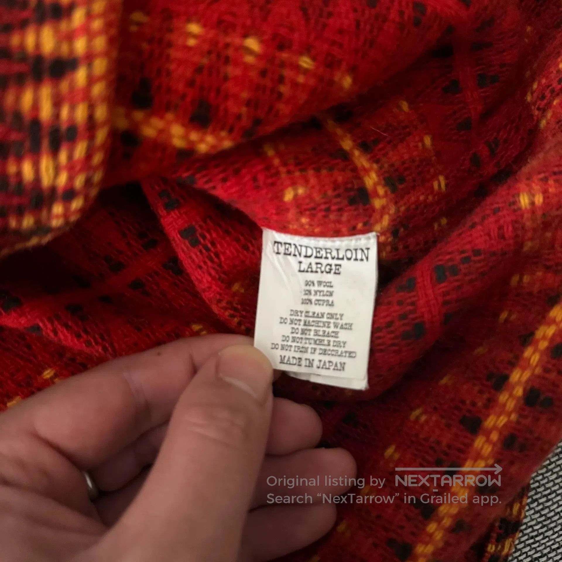 Tenderloin Tenderloin K7 Ethnic Style Wool Shirt. Size US L / EU 52-54 / 3 - 4 Thumbnail