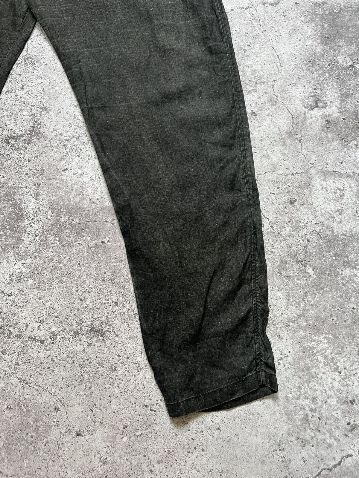 Japanese Brand × OSKA Oska Baggy Linen Pants Trousers Gray Size 26" / US 2 / IT 38 - 9 Thumbnail
