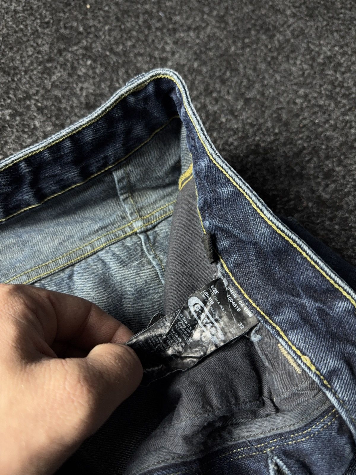 G-Star Y2K 00s G-Star RAW Vintage Distressed Denim Jeans Blue 32 Size US 32 / EU 48 - 7 Thumbnail