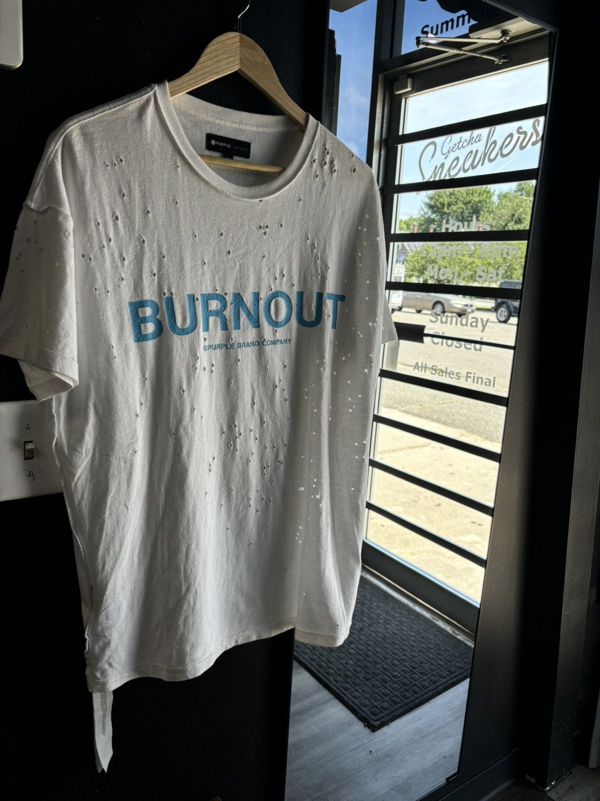 Purple × Purple Brand Purple Brand burnout tee Size US M / EU 48-50 / 2 - 1 Thumbnail