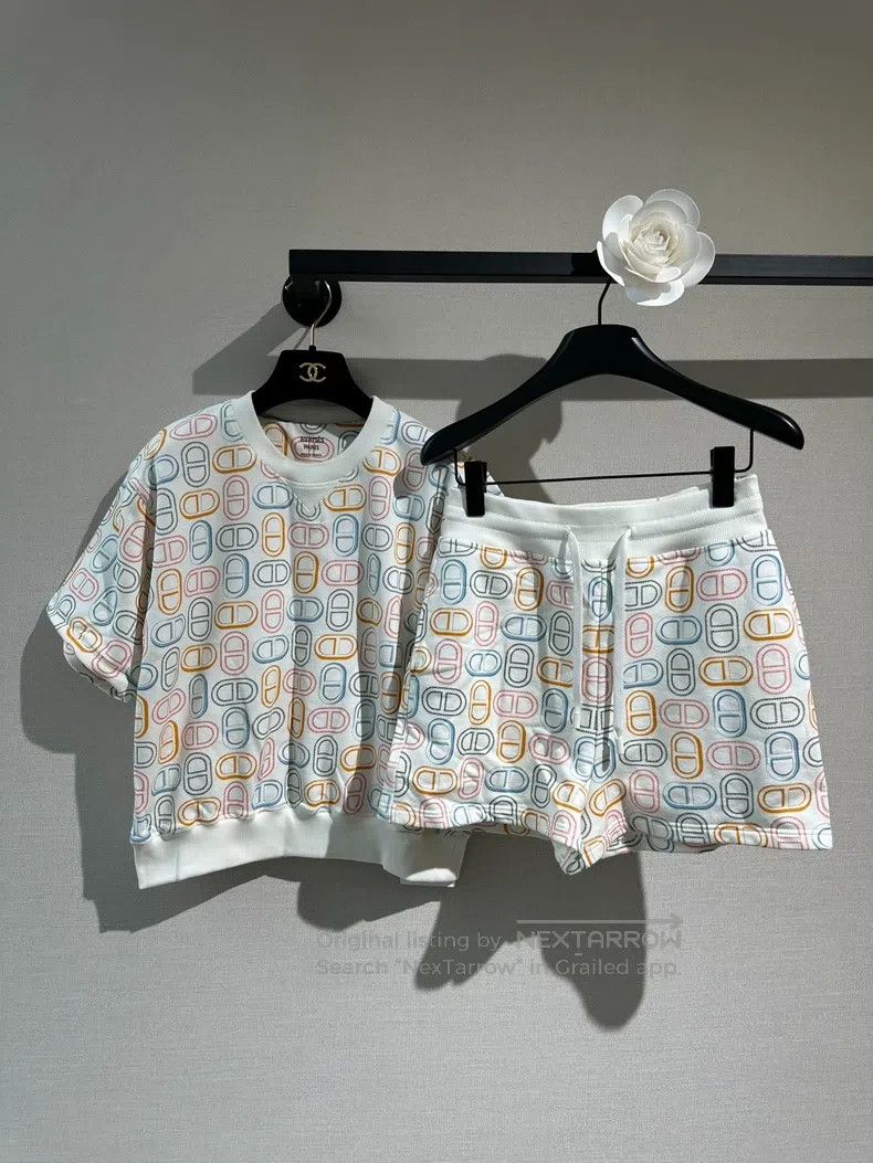 Hermes Hermes Colorful pig nose print short sleeve set Size XS / US 0-2 / IT 36-38 - 2 Thumbnail