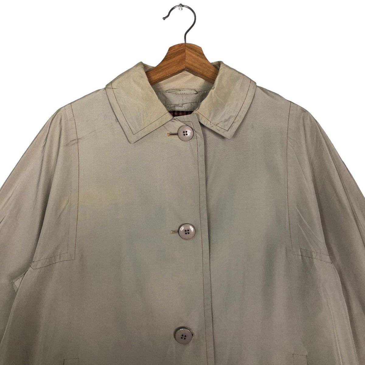 Herno 🔥Vintage Long Fly Coats Jacket Herno Italy Tartan Lining Size US M / EU 48-50 / 2 - 3 Thumbnail
