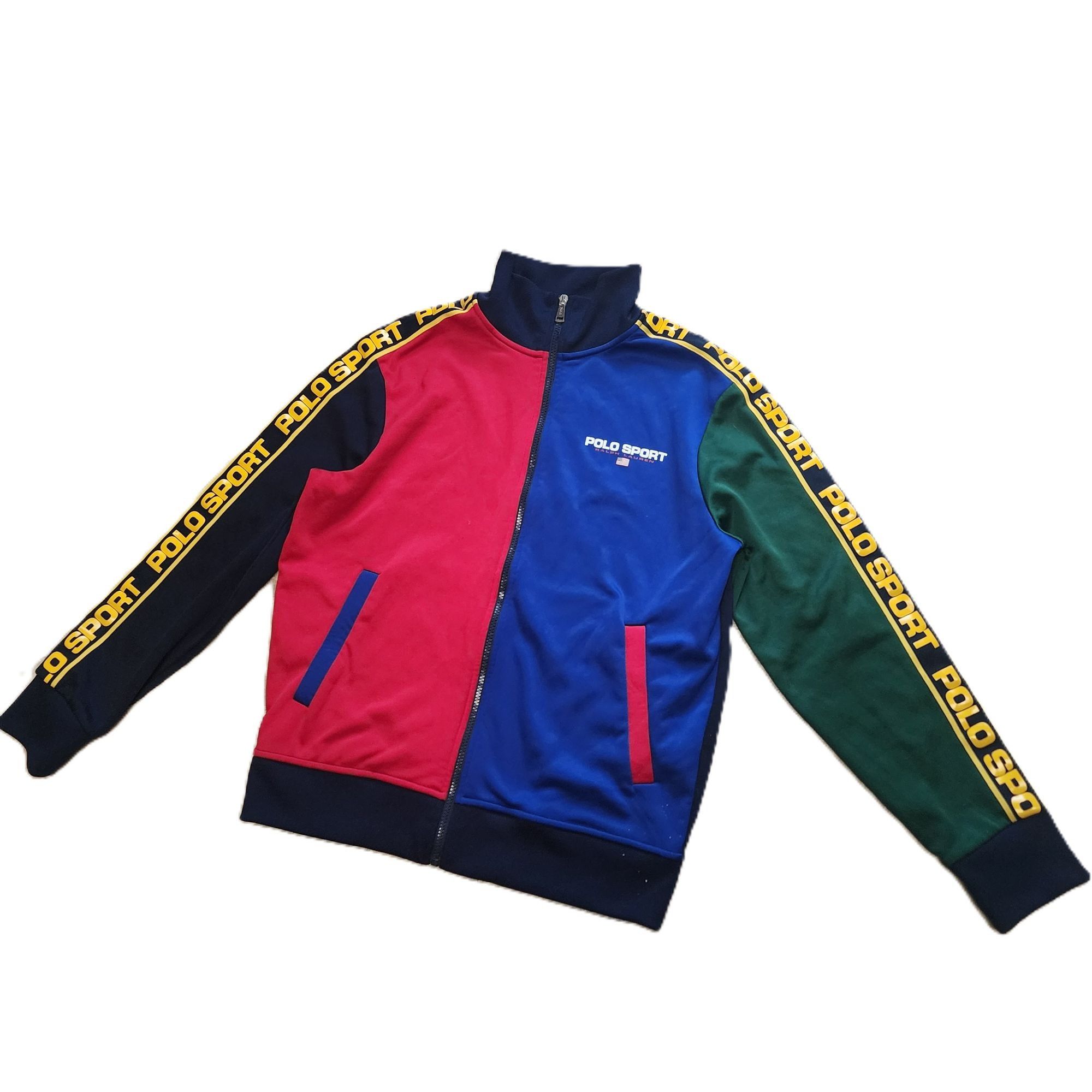 Polo Ralph Lauren Polo Sport Ralph Lauren Color block Track Jacket Size US M / EU 48-50 / 2 - 9 Thumbnail